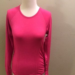 Pink Longsleeve Athleta tee